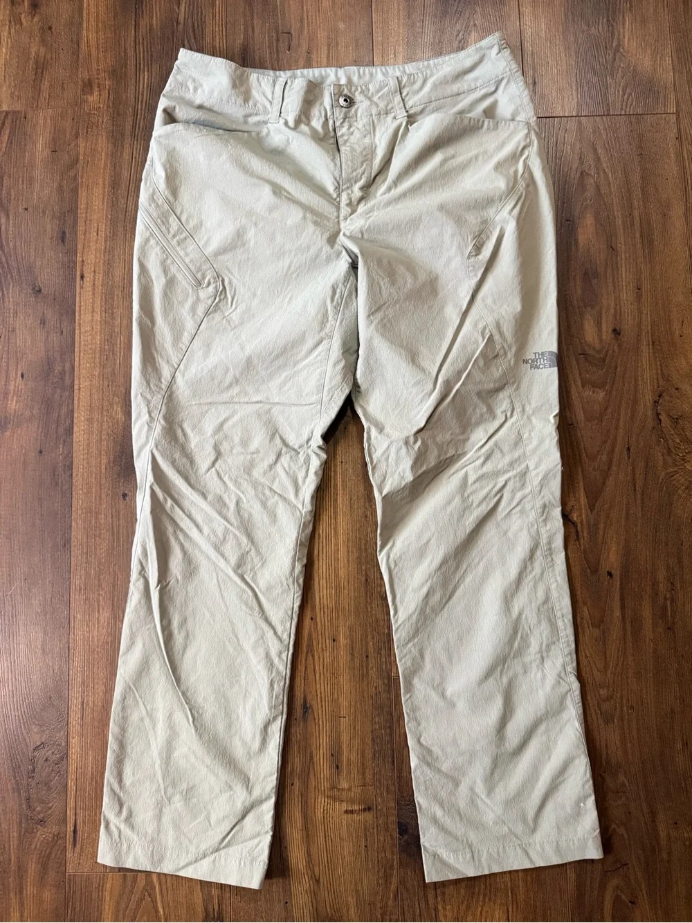 The North Face Men’s Hiking Pants Tan Beige Outdoor Trail Nylon Size 34 Regular